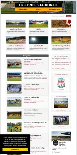 Anteprima del sito Erlebnis-Stadion, media di Germania per articoli sponsorizzati