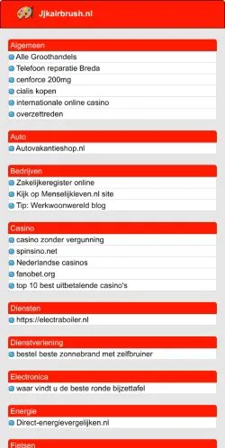 Anteprima del sito Jjkairbrush.nl, media di Paesi Bassi per articoli sponsorizzati