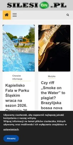Podgląd witryny Silesion Śląsk, medium z kraju Polska do artykułów sponsorowanych