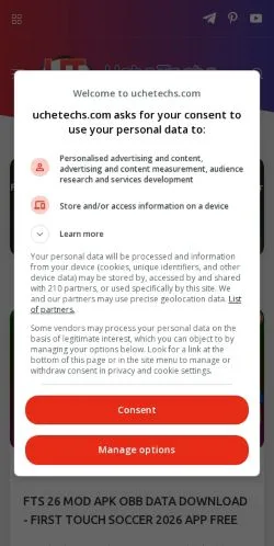 Forhåndsvisning av nettstedet UcheTechs, medium fra USA for sponsede artikler