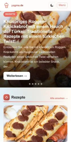 Voorbeeld van de site Yagma, medium uit Duitsland voor gesponsorde artikelen