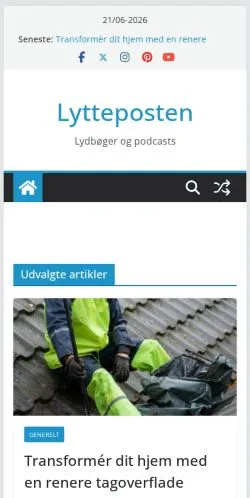 Anteprima del sito Lytteposten, media di Danimarca per articoli sponsorizzati