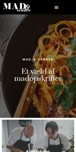 Podgląd witryny Mad & Venner, medium z kraju Dania do artykułów sponsorowanych