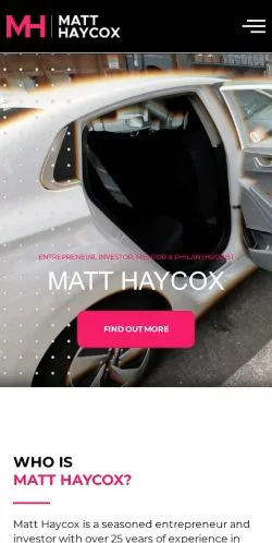 Anteprima del sito Matt Haycox, media di Regno Unito per articoli sponsorizzati