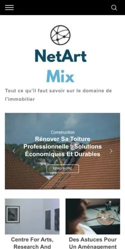 Podgląd witryny Netartmix, medium z kraju Francja do artykułów sponsorowanych