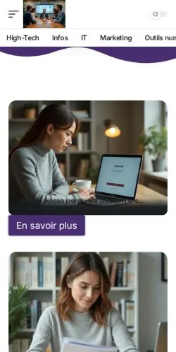 Vista previa del sitio Next Generation, medio de Francia para artículos patrocinados