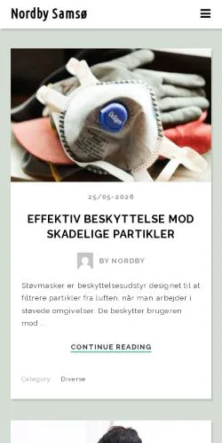 Anteprima del sito Nordby Samsø, media di Danimarca per articoli sponsorizzati