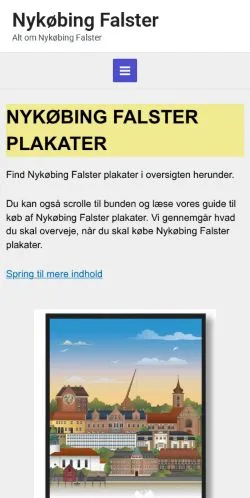 Anteprima del sito Nykøbing Falster, media di Danimarca per articoli sponsorizzati