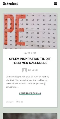 Sponsorlu makaleler için Danimarka medyası Ockenlund sitesinin önizlemesi
