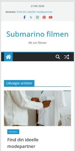 Podgląd witryny Submarino Filmen, medium z kraju Dania do artykułów sponsorowanych