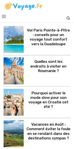 Anteprima del sito Astuces Voyages, media di Francia per articoli sponsorizzati