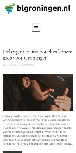 스폰서 기사용 네덜란드 매체 blgroningen.nl - 사이트 미리보기