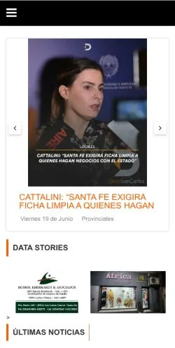 Aperçu du site Data San Carlos, média de Espagne pour articles sponsorisés
