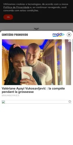 스폰서 기사용 브라질 매체 Jornal Cidade 사이트 미리보기