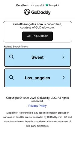 Anteprima del sito Sweet Los Angeles, media di Stati Uniti per articoli sponsorizzati