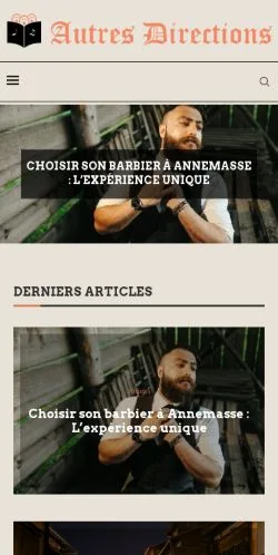 Anteprima del sito Autres Directions, media di Francia per articoli sponsorizzati