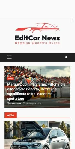 Voorbeeld van de site Barbero Editori Group, medium uit Italië voor gesponsorde artikelen