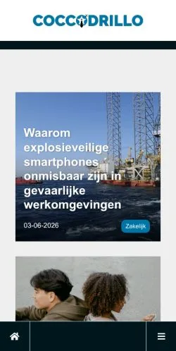 Anteprima del sito Coccodrillo B2B, media di Belgio per articoli sponsorizzati