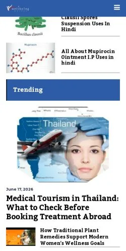 スポンサード記事向けのアメリカ合衆国メディア、Wellbeing Guidesのサイトプレビュー