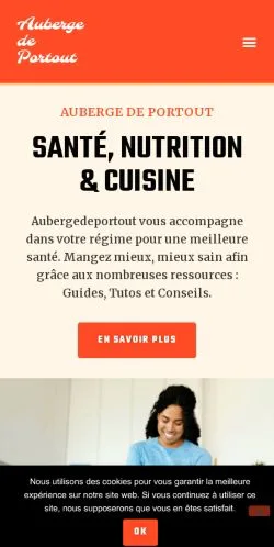 Anteprima del sito Auberge de Portout, media di Francia per articoli sponsorizzati