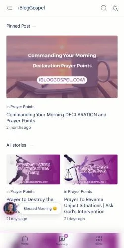 Podgląd witryny iBlogGospel, medium z kraju Stany Zjednoczone do artykułów sponsorowanych