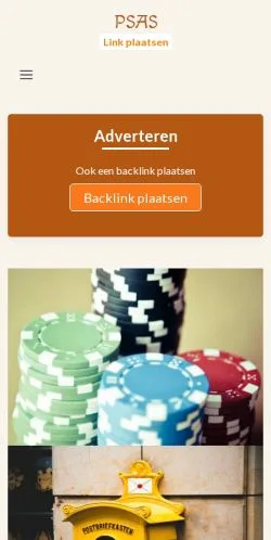 Voorbeeld van de site Psas.nl, medium uit Nederland voor gesponsorde artikelen
