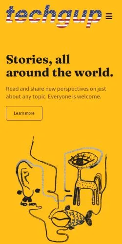 Forhåndsvisning af Techgup, medie fra USA til sponsorerede artikler