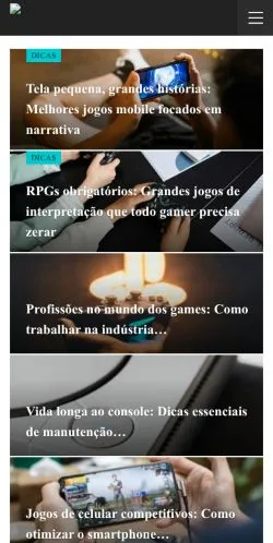 Anteprima del sito Portal do Gamer, media di Brasile per articoli sponsorizzati