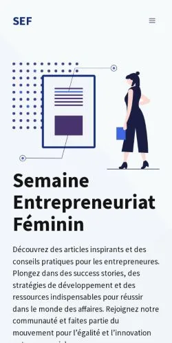 Anteprima del sito SEF, media di Francia per articoli sponsorizzati