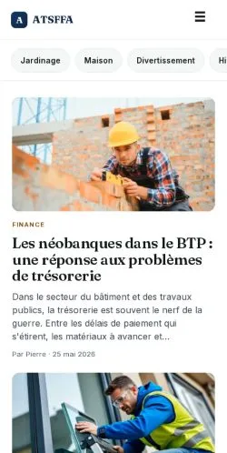 スポンサード記事向けのフランスメディア、ATS FFAのサイトプレビュー