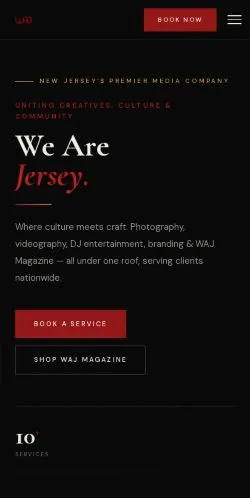Podgląd witryny We Are Jersey, medium z kraju Stany Zjednoczone do artykułów sponsorowanych