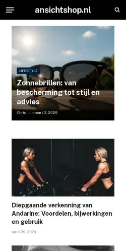 Anteprima del sito ansichtshop.nl, media di Paesi Bassi per articoli sponsorizzati