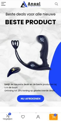 Anteprima del sito Anaal-vibrator.be, media di Belgio per articoli sponsorizzati