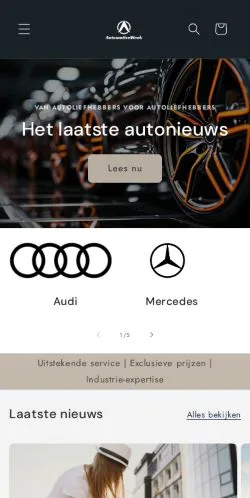 Podgląd witryny Automotiveweek, medium z kraju Holandia do artykułów sponsorowanych
