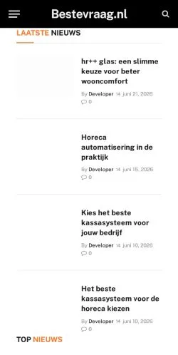 Anteprima del sito Bestevraag, media di Paesi Bassi per articoli sponsorizzati
