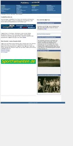 Anteprima del sito Fussballfanseiten, media di Germania per articoli sponsorizzati