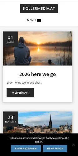 Anteprima del sito Kollermedia, media di Austria per articoli sponsorizzati
