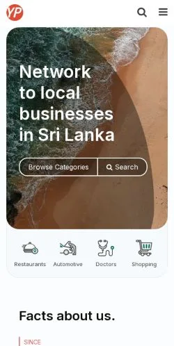 Preview of the Lanka YP website, a media outlet in Sri Lanka for sponsored articles