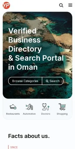 Preview of the OmanYP website, a media outlet in Oman for sponsored articles