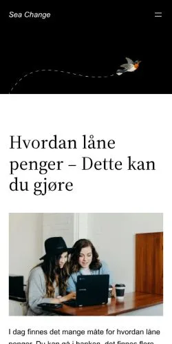Anteprima del sito Sea Change -, media di Norvegia per articoli sponsorizzati