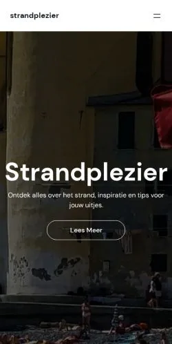 Podgląd witryny strandplezier, medium z kraju Holandia do artykułów sponsorowanych
