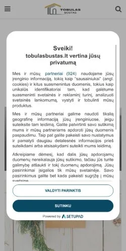 Anteprima del sito Statybų patarimai ir naujienos, media di Lituania per articoli sponsorizzati