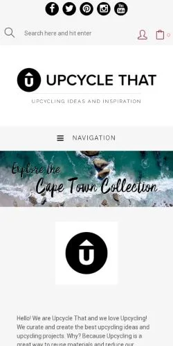 Pré-visualização do site Upcycle That, meio de Estados Unidos para artigos patrocinados