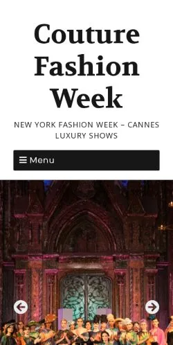 Anteprima del sito Couture Fashion Week, media di Stati Uniti per articoli sponsorizzati