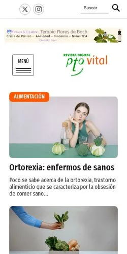 Anteprima del sito Punto Vital, media di Cile per articoli sponsorizzati