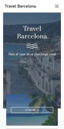 Anteprima del sito Travel Barcelona, media di Paesi Bassi per articoli sponsorizzati