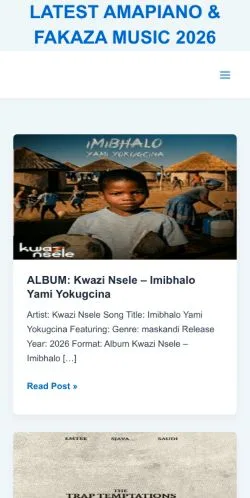 Anteprima del sito Fakaza Music, media di Stati Uniti per articoli sponsorizzati