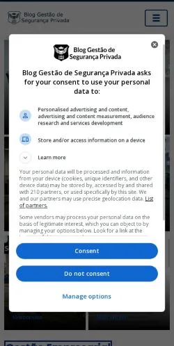 Anteprima del sito Home, media di Brasile per articoli sponsorizzati