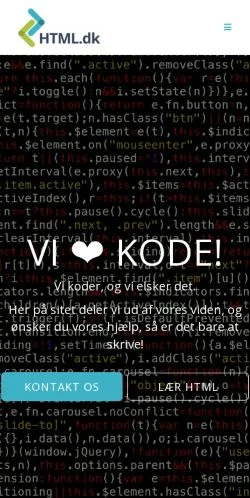 Forhåndsvisning av nettstedet HTML, medium fra Danmark for sponsede artikler