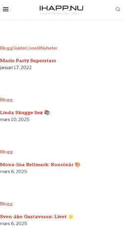 Forhåndsvisning af iKapp, medie fra Sverige til sponsorerede artikler